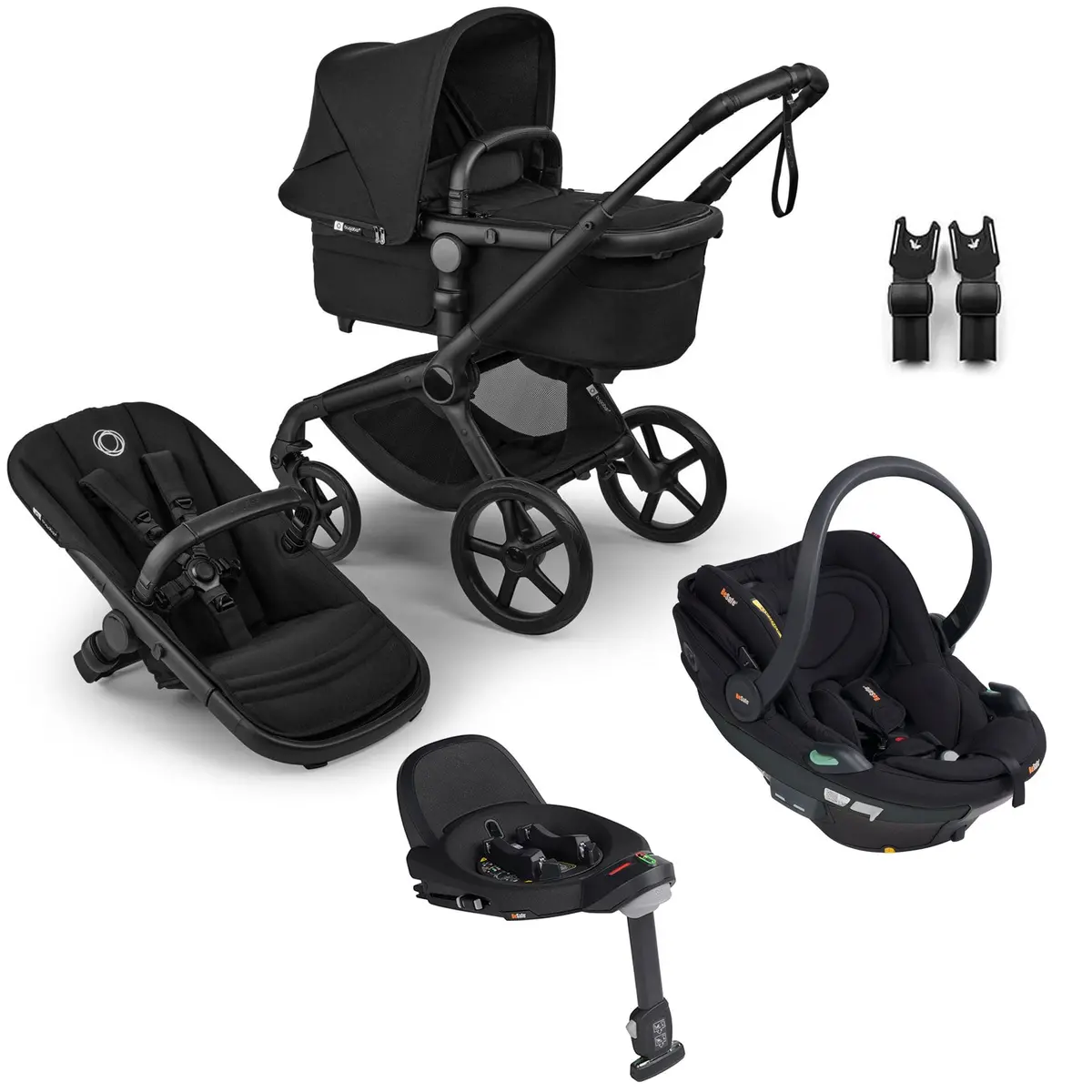 Bugaboo Fox 5 Renew Besafe Travel System Bundle - Heritage Black 1
