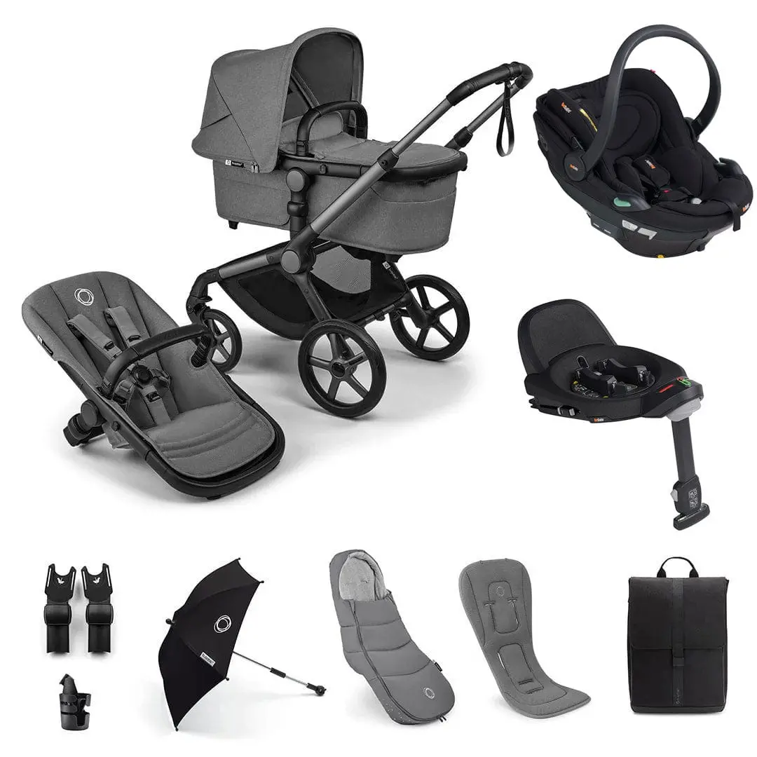 Bugaboo Fox 5 Renew Ultimate Besafe Bundle - Moon Grey 1