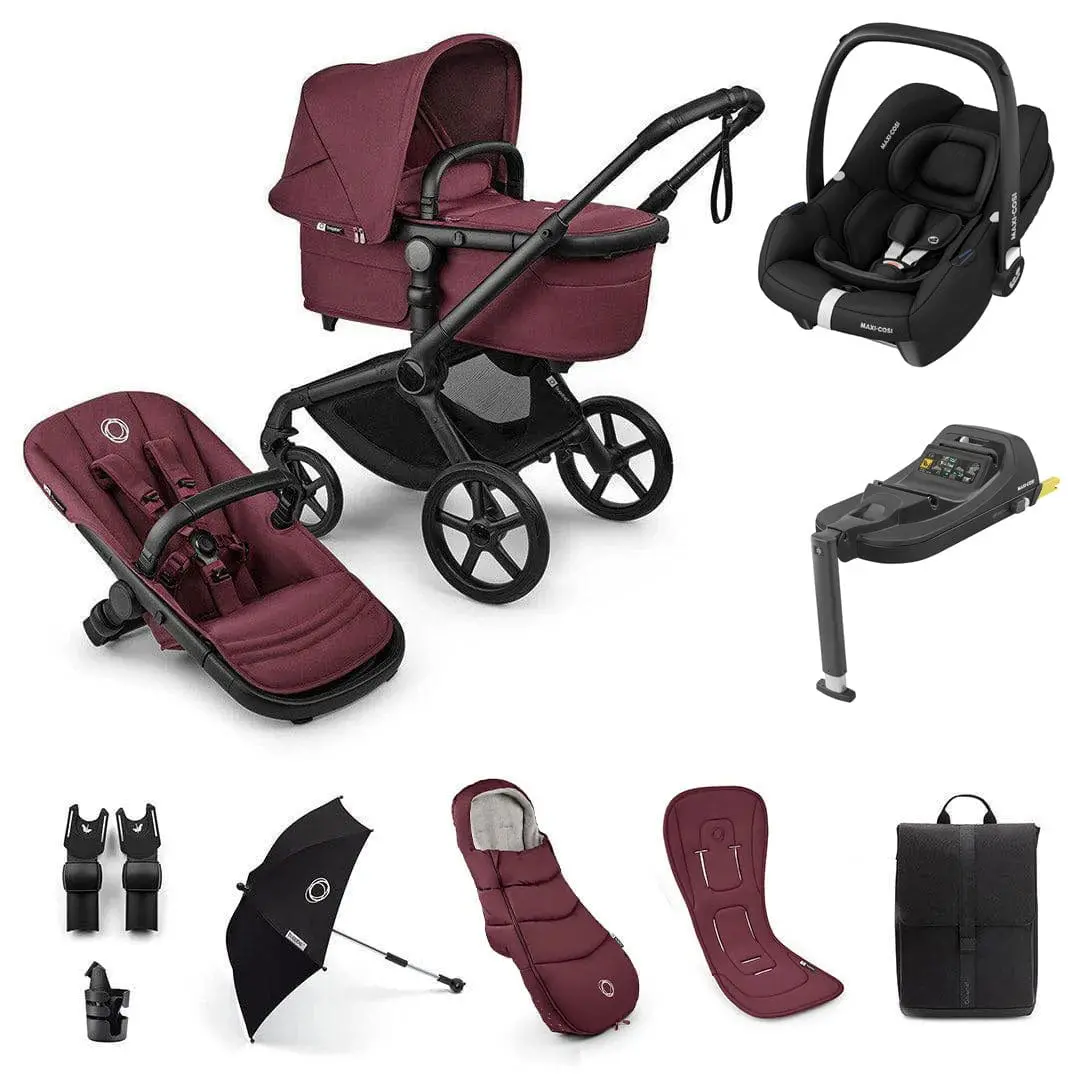 Bugaboo Fox 5 Renew Ultimate Maxi-Cosi Bundle - Dark Cherry 1