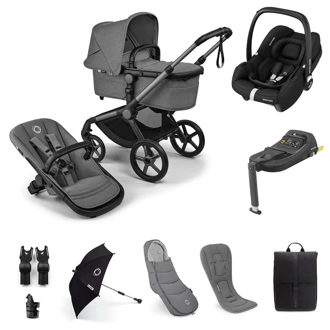 Bugaboo Fox 5 Renew Ultimate Maxi-Cosi Bundle - Moon Grey 1