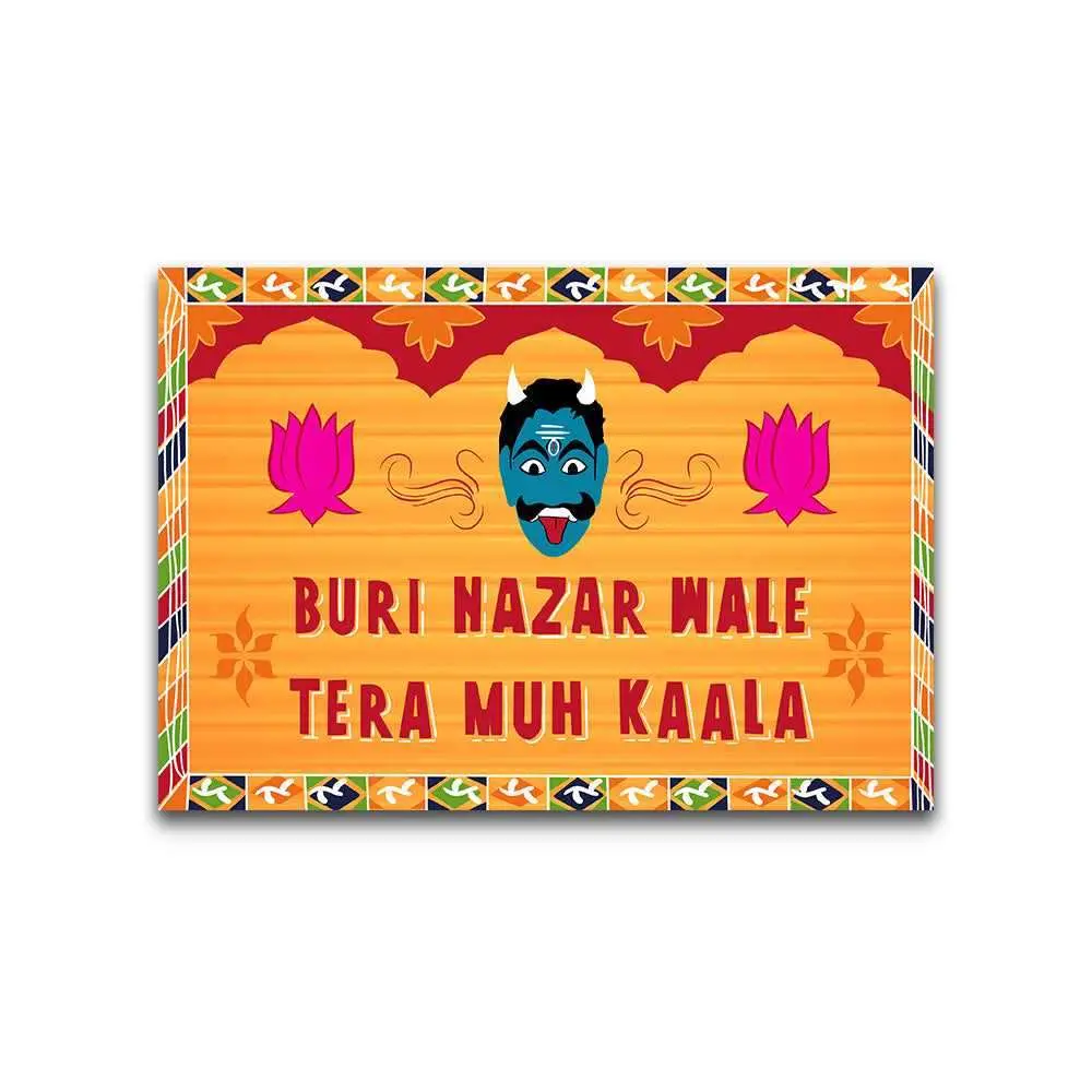 Buri Nazar Wale Tera Muh Kaala Bumper Sticker 2
