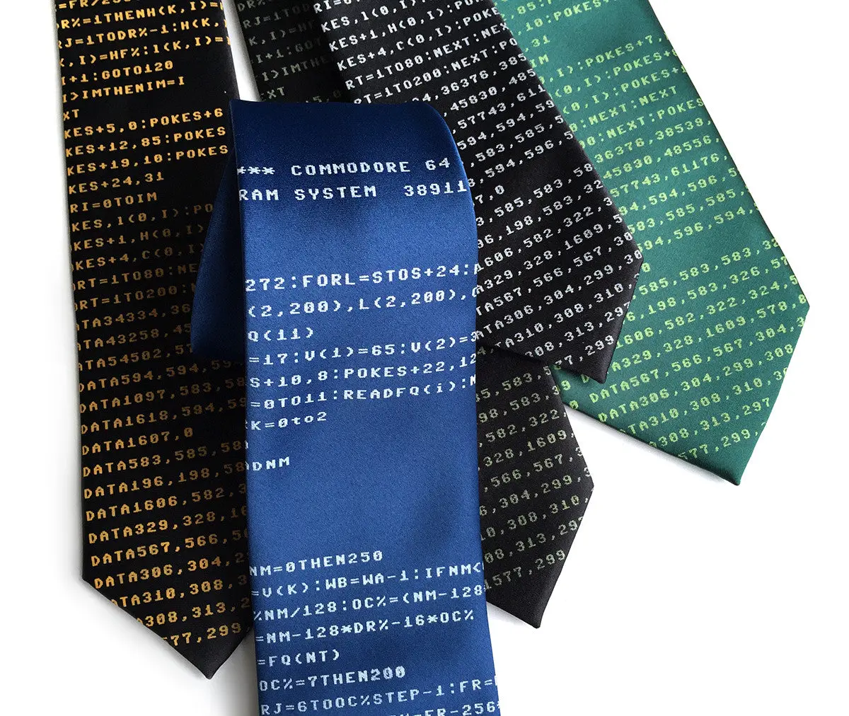C64 Necktie. Commodore Basic Code Tie 1