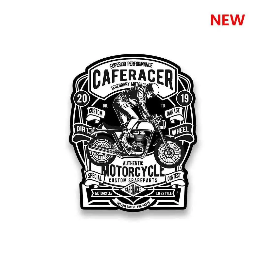 Cafe Racer Motorcycle Sticker 1
