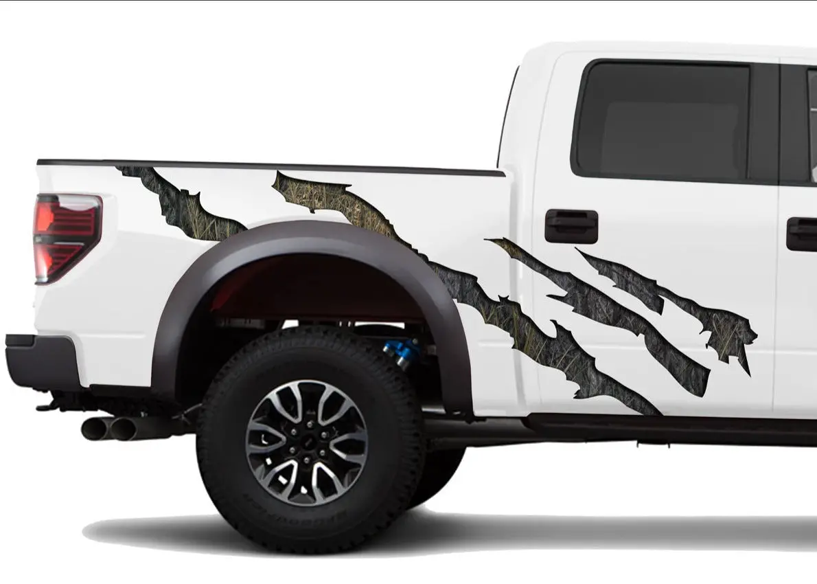 Camo Shred Vinyl Truck Decal Graphics 1
