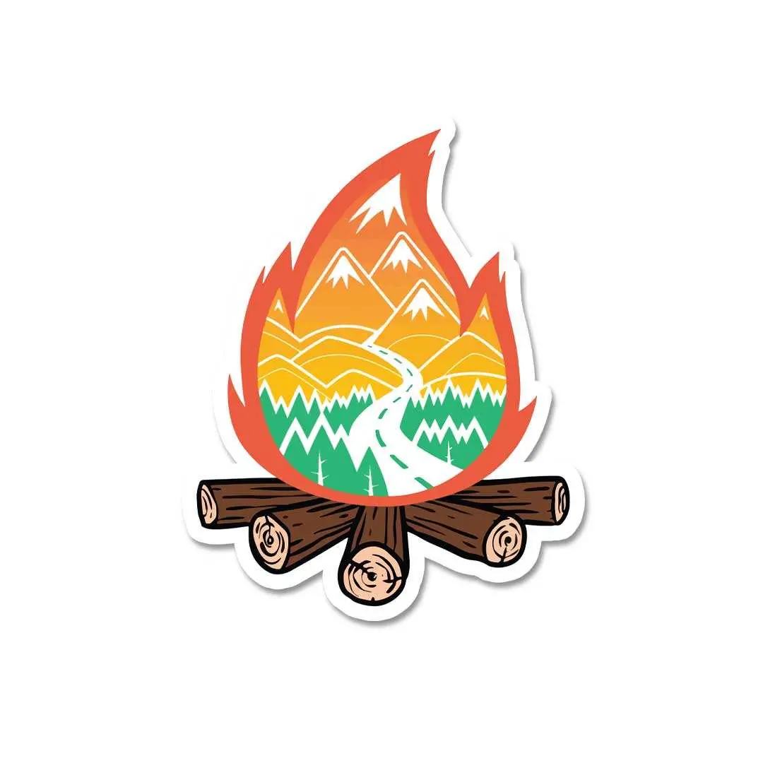 Campfire Sticker 1