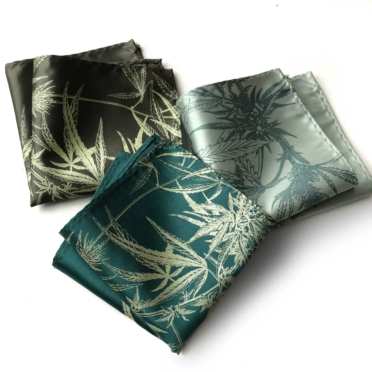 Cannabis Flower Pocket Square 1