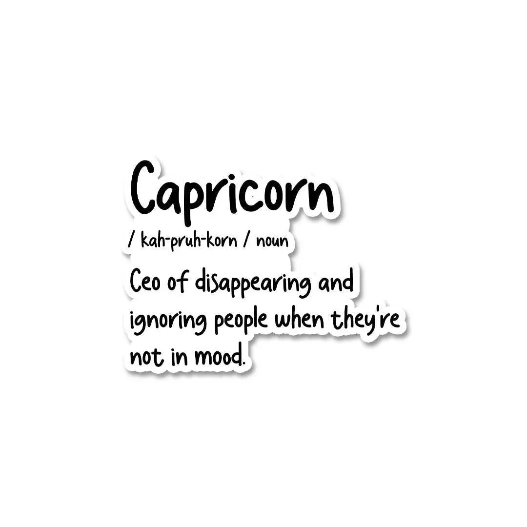 Capricorn Sticker 1