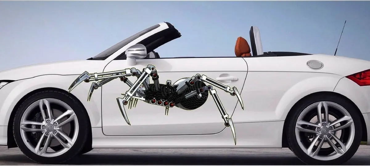 Robot Spider Vinyl Graphics – Set Of 2 For Cars & Trucks 3