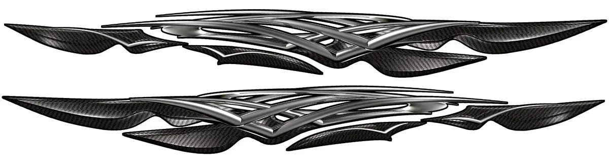 Carbon Fiber Spear Car Truck Vinyl Decals On Clearance 50% Off 2