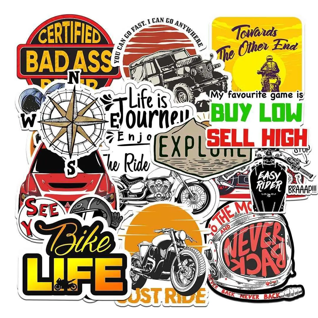 Cars/Bike Sticker Pack [15 Sticker] 1