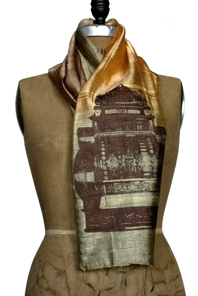 Cash Register Silk Scarf 1