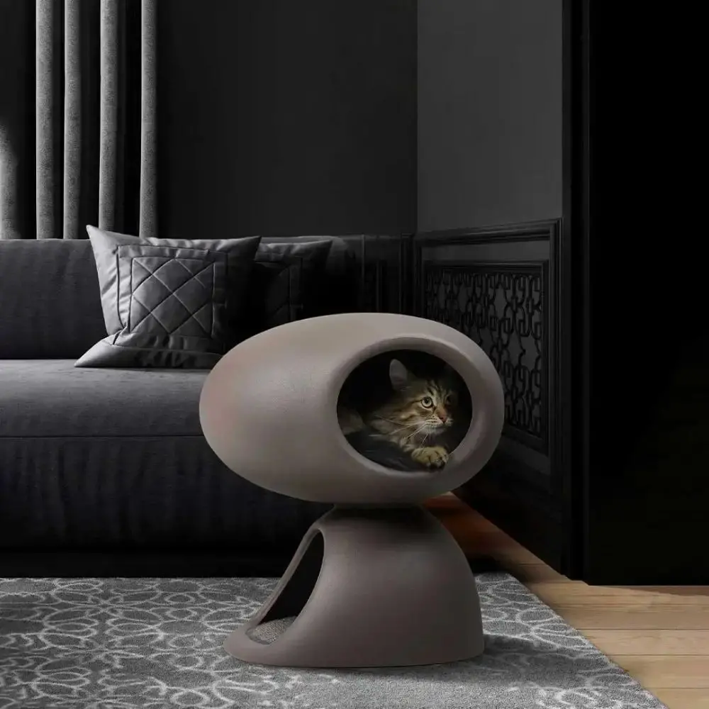 Qeeboo Cat Cave Con Tiragraffi 1