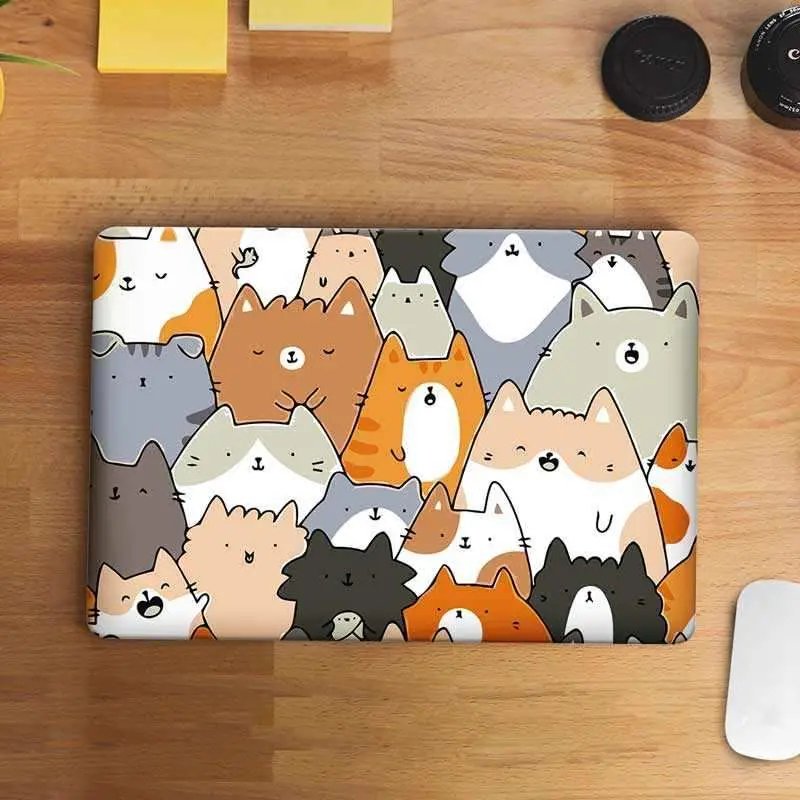 Cat Pattern Laptop Skin 1