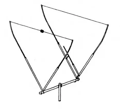 Cb Antenna Base Station - Maco V-Quad Full Wave 2 Element V Beam Base Station Antenna 1