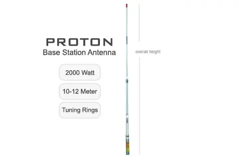 Cb Antenna Base Stations - Procomm Proton Pt99 Cb Radio Base Antenna 1