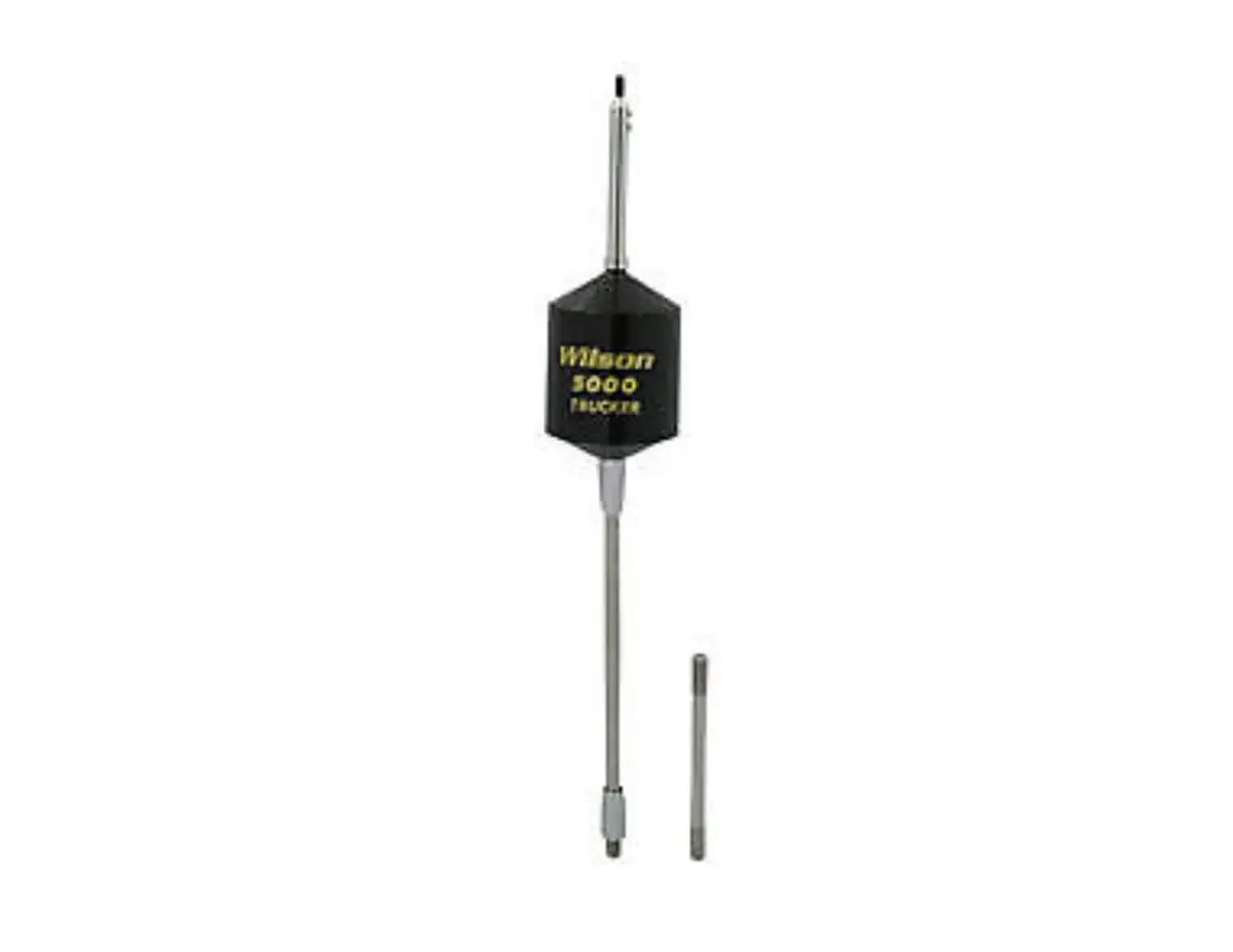 Cb Antenna Kit - Wilson T5000 Trucker Series Single Antenna Rg8x Coax & Bracket Combo 2