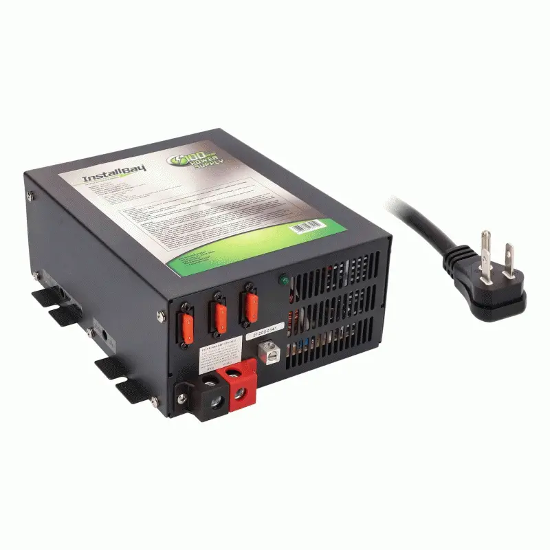Cb Power Supply - Metra Install Bay Ibps100 100 Amp Power Supply W/ 4 Stage Smart Charger 1