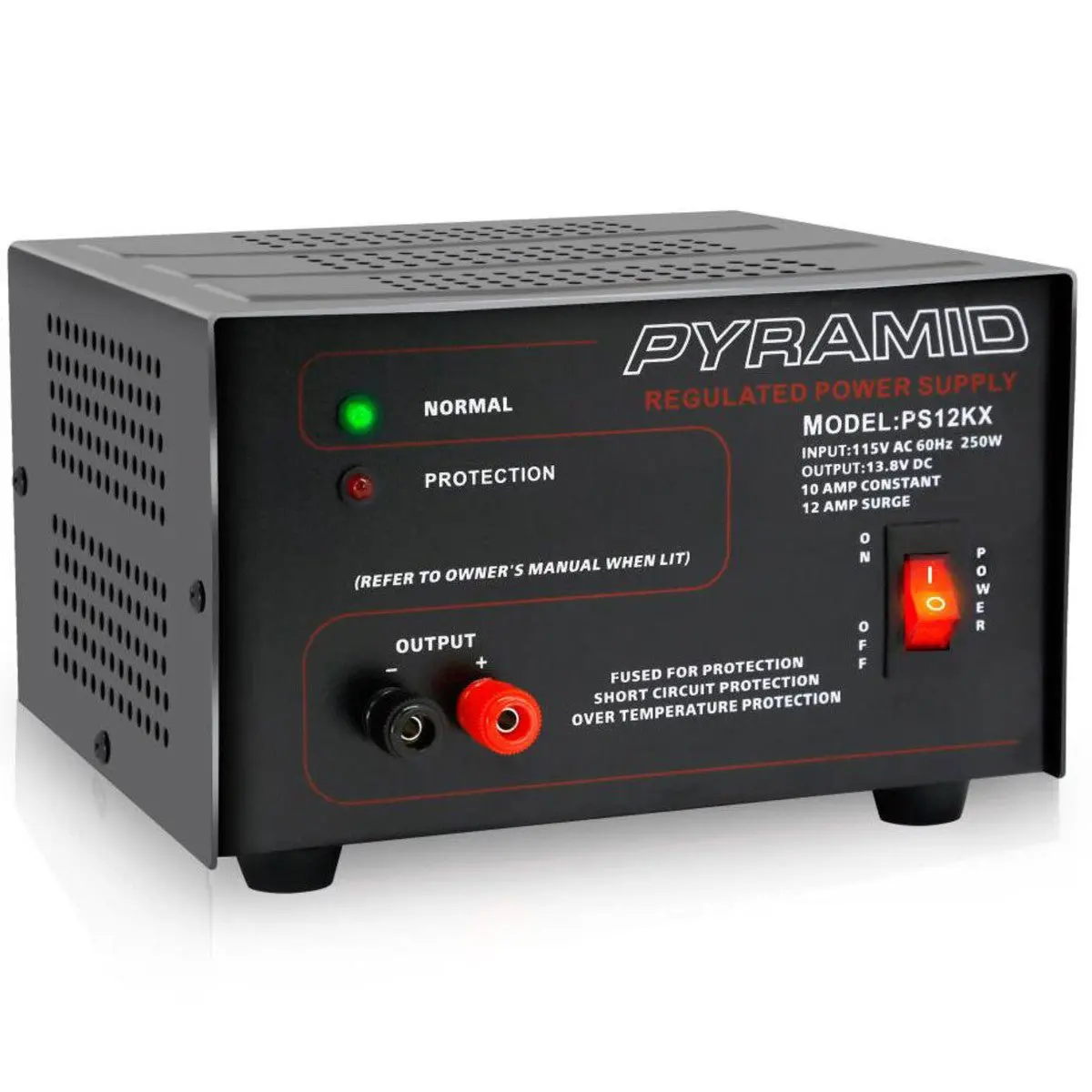 Cb Power Supply - Pyramid Ps12kx 10 Amp Bench Power Supply Ac To Dc Converter 1