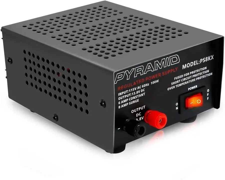 Cb Power Supply - Pyramid Ps8kx 6 Amp Bench Power Supply 1