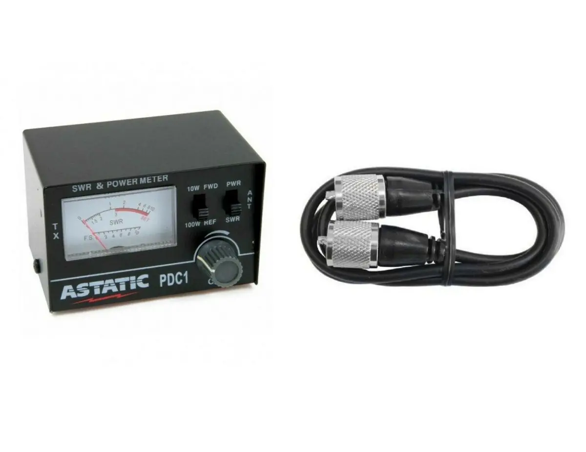 Cb Radio Accessories - Astatic Pdc1 Cb Radio Test Meter And Jumper Cable 1