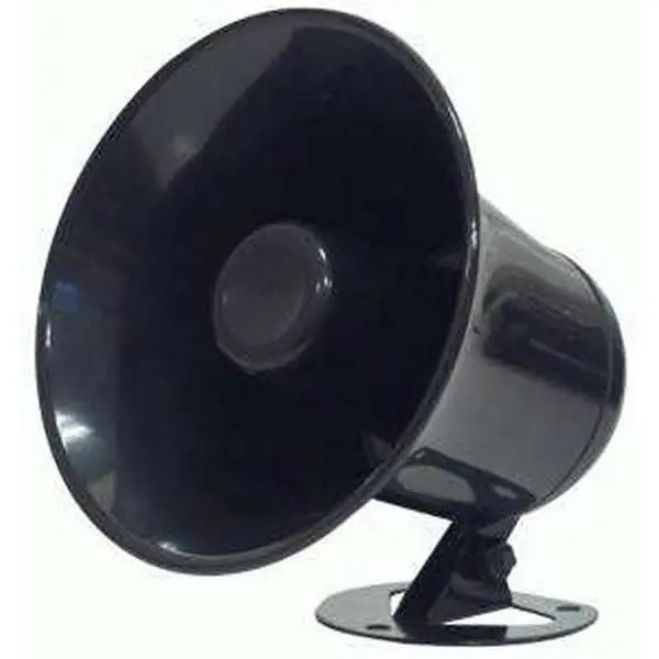 Cb Radio Accessories - Black Abs Weather Proof Pa Speaker Horn 1