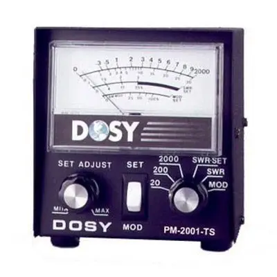 Cb Radio Accessories - Dosy Pm2001 Inline Power & Swr Meter 2000 Watt 1