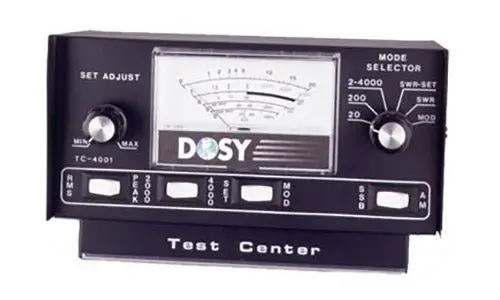 Cb Radio Accessories - Dosy Tc4001 Benchtop Power & Swr Meter 4000 Watts 1