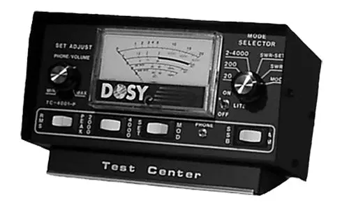 Cb Radio Accessories - Dosy Tc4001p Benchtop Power & Swr Meter With Headphone Jack 4000 Watts 1