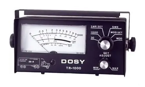 Cb Radio Accessories - Dosy Tr1000 Mobile Power & Swr Meter 1000 Watts 1