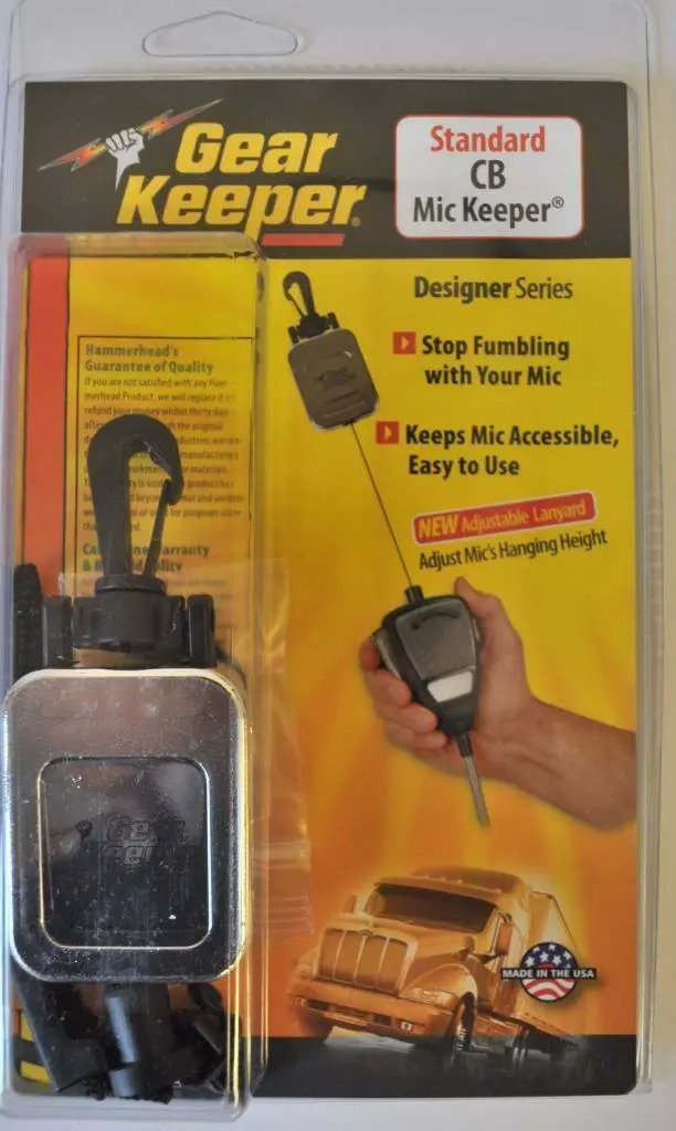 Cb Radio Accessories - Gear Keeper Rt2-4712 Heavy Duty Chrome Mic Keeper 1