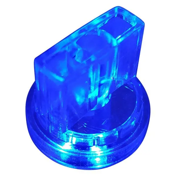 Cb Radio Accessories - Stryker Sr1-Blue Star-Bryte Blue Led Lighted Channel Knob Kit 1