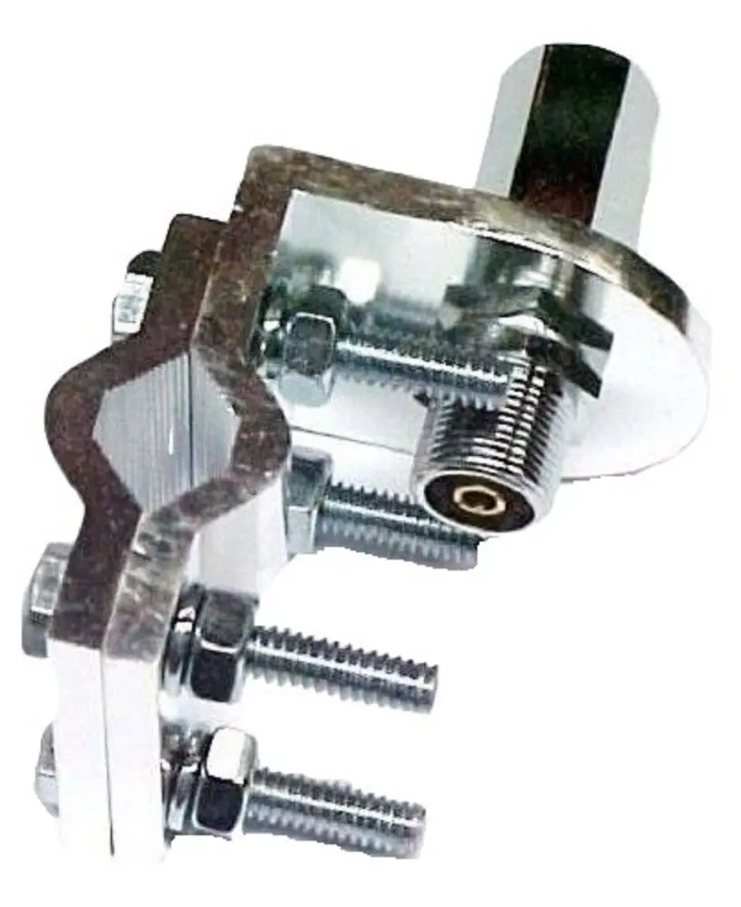 Cb Radio Accessories - Workman Brv1 Double Groove Cb Radio Antenna Mirror Mount W/ So239 Stud 1