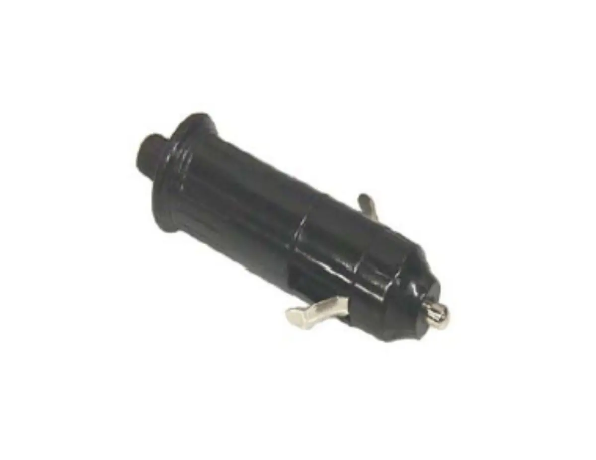 Cb Radio Accessories - Workman D-30 Cb Radio Cigarette Plug With 2 Amp Fuse And Rubber End Boot 1