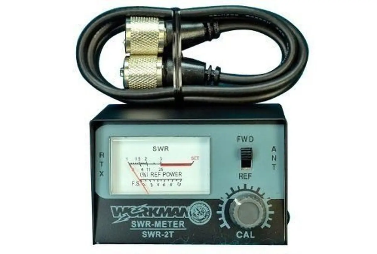 Cb Radio Accessories - Workman Swr Test Meter 2T W/ Jumper Cable 1