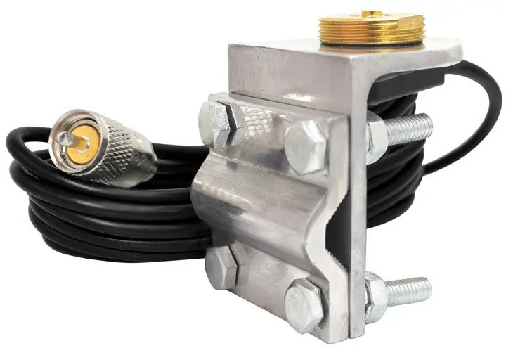 Cb Radio Antenna Mount - Procomm Ctmm/Pl Nmo 3-Way Mirror Mount With 12' Coax & Pl-259 1