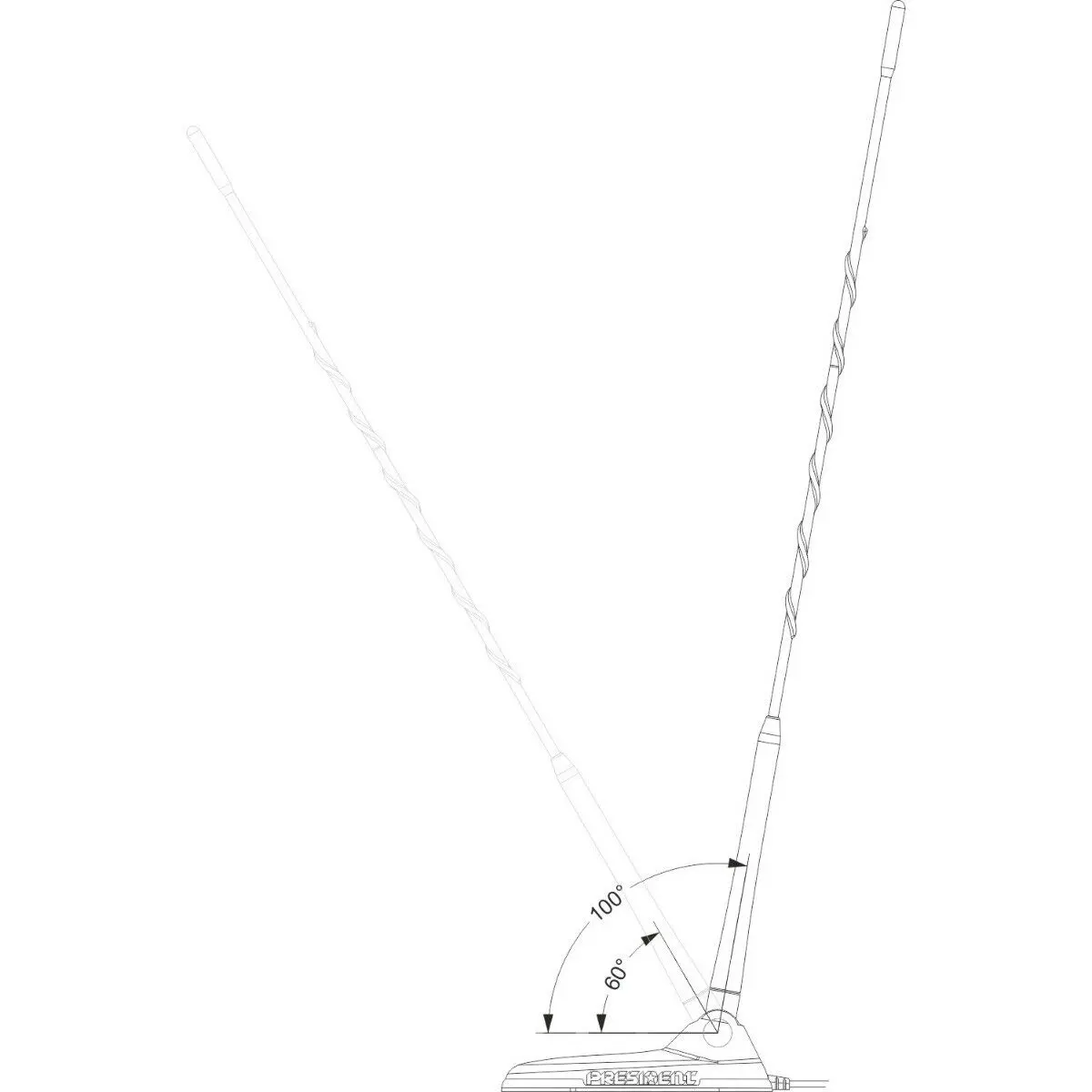 Cb Radio Antenna - President Virginia Magnetic Antenna 2