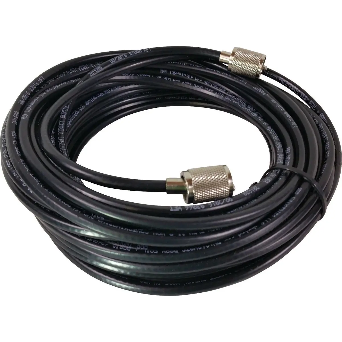 Cb Radio Coax Cable - 75' Abr Industries Lmr 240Uf Type Rg8x Base Coax Cable With Pl259 Connectors 1