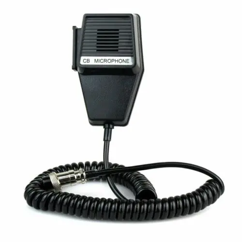 Cb Radio Microphone - Workman Cm4 Superstar 4-Pin Dynamic Coffin Style Cb Radio Microphone Hand Mic 1