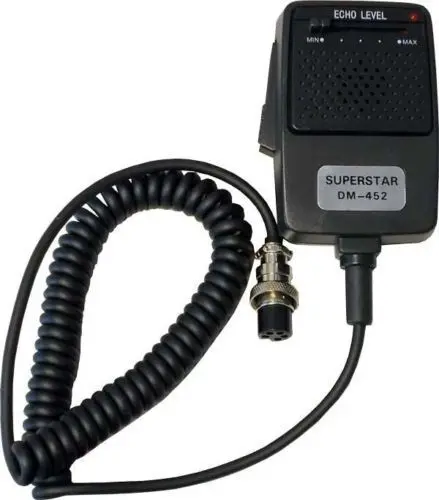 Cb Radio Microphone - Workman Superstar Dm-452 Cb Radio Echo Power Microphone 4 Pin 1