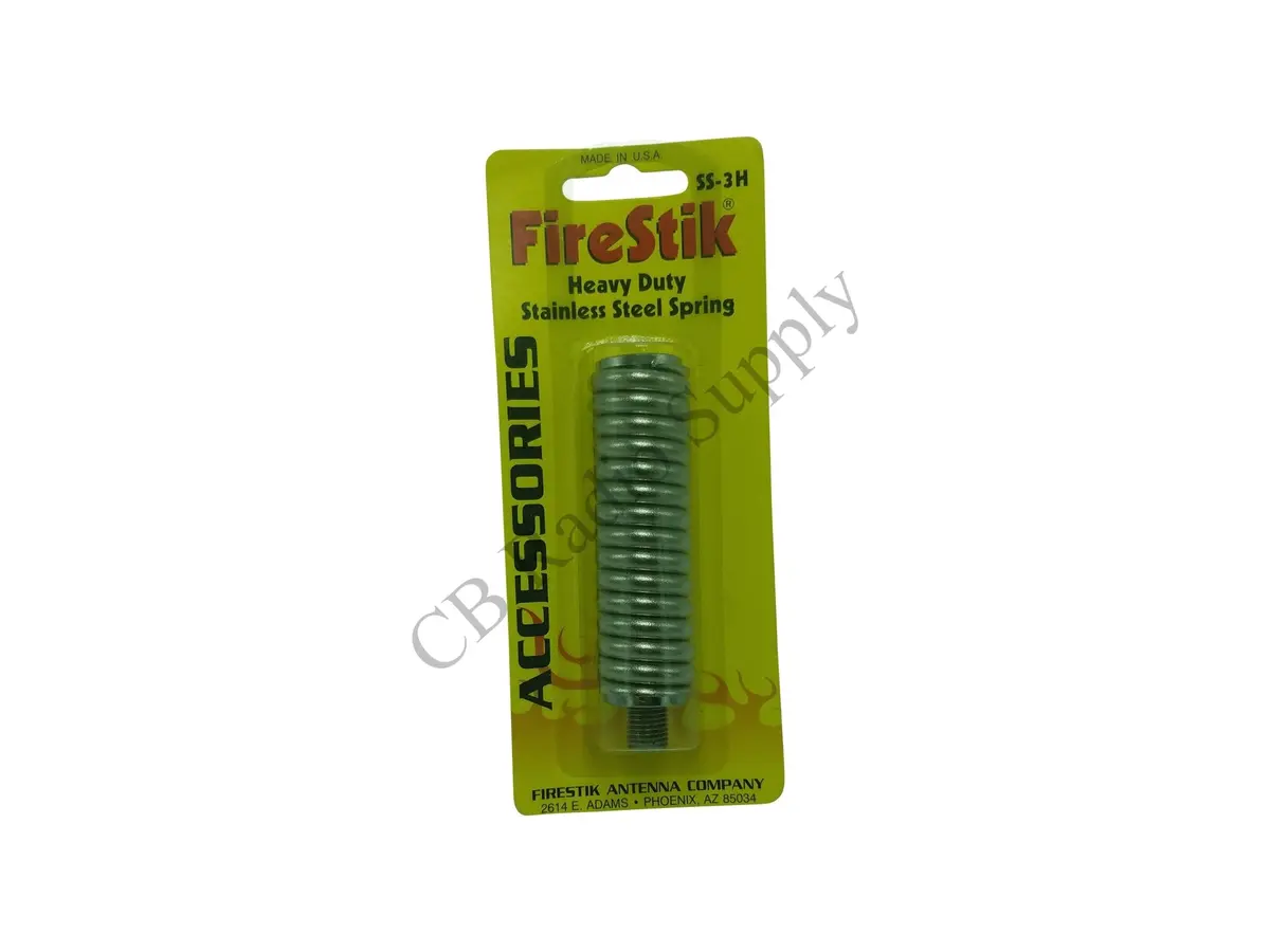 Cb Radio Spring - Firestik Ss-3H Stainless Steel Heavy Duty Cb Radio Antenna Mount Spring 1