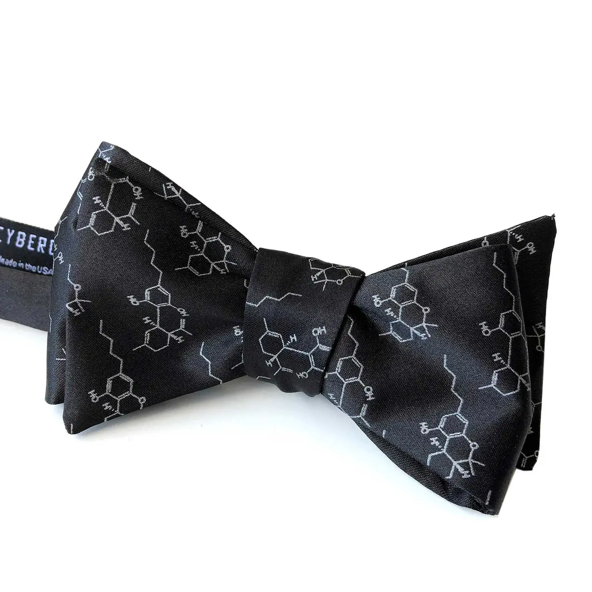 Cbd + Thc Molecule Bow Tie 2