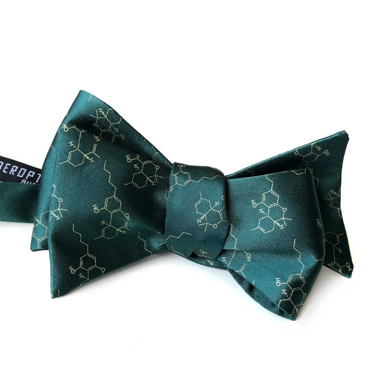 Cbd + Thc Molecule Bow Tie 1