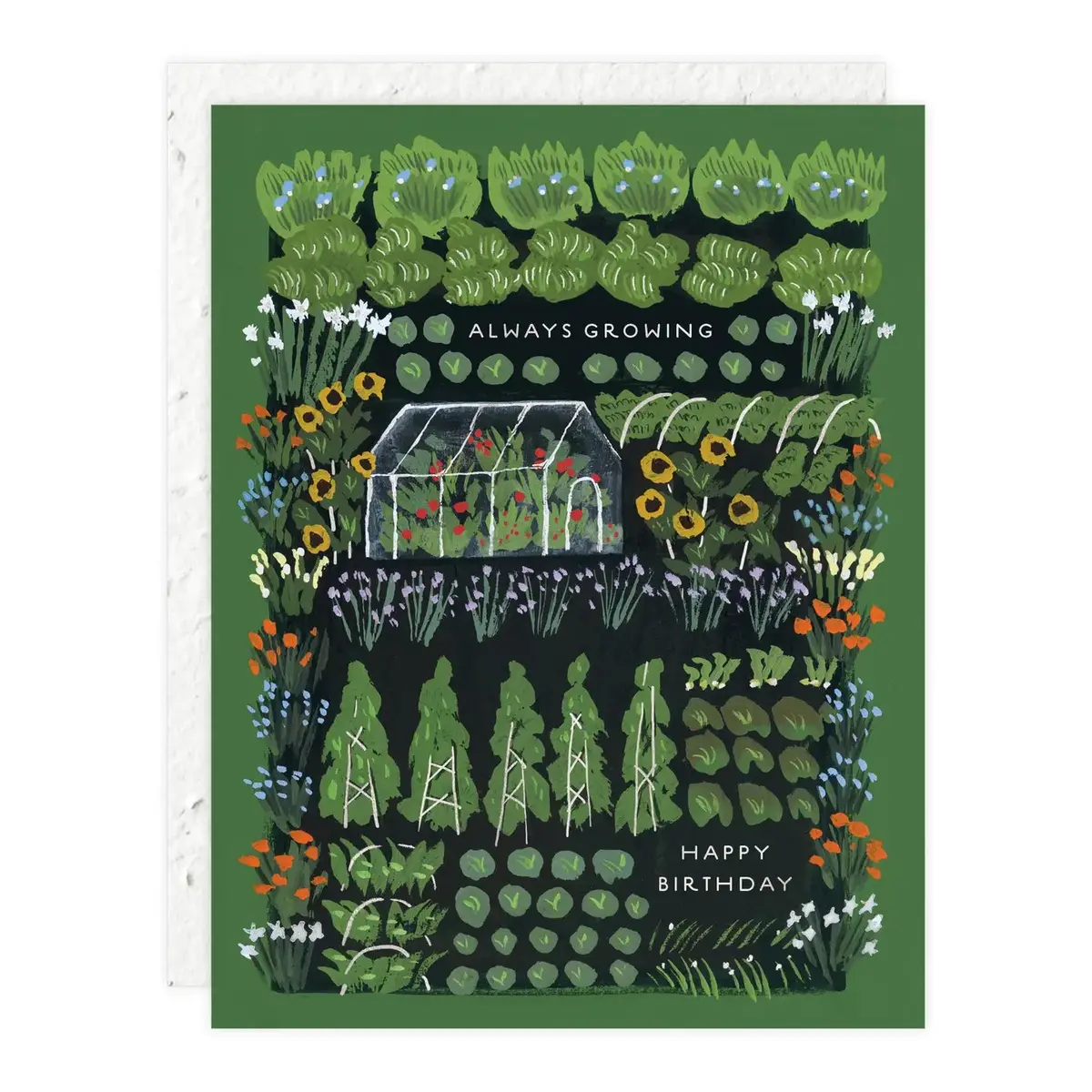 Garden Greenhouse Birthday Card 1