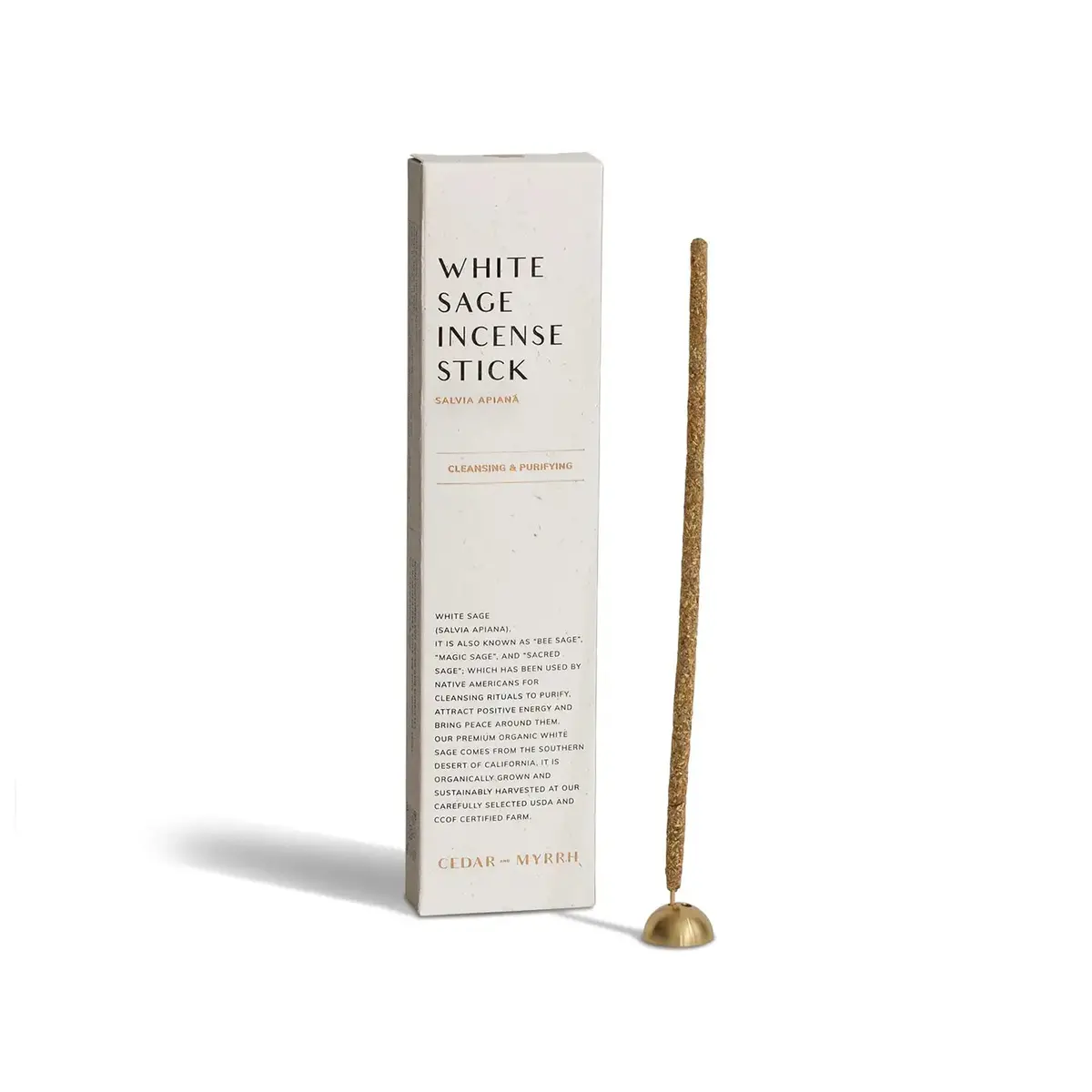 White Sage Hand Rolled Incense 1