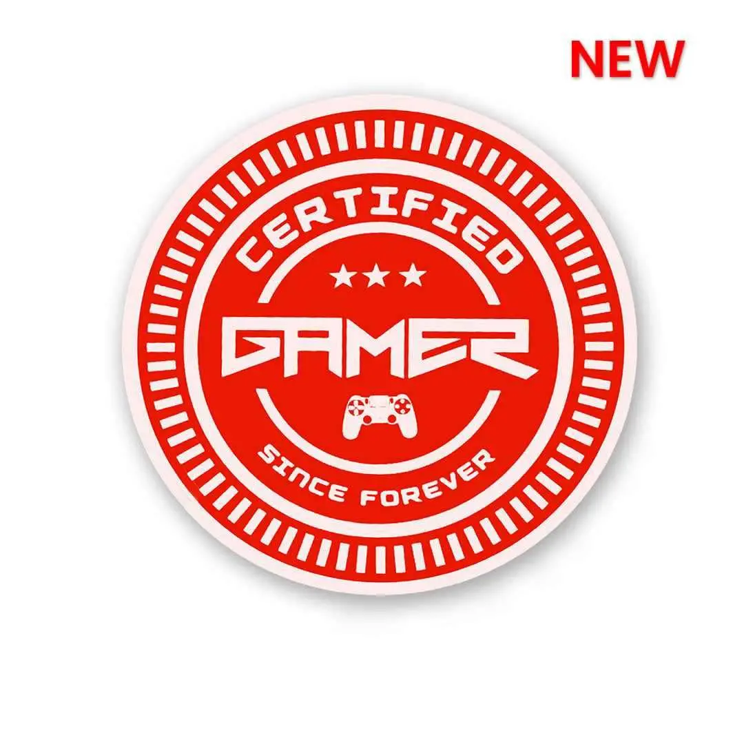 Certified Gamer Sticker 1