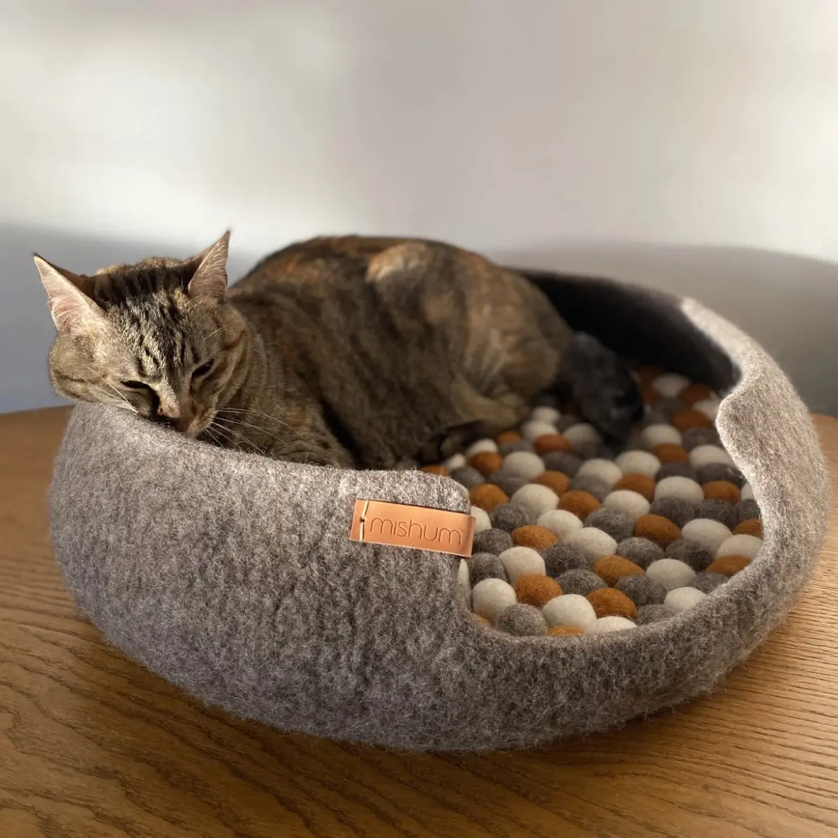 Mishum - Cesta Per Gatti In Feltro 1