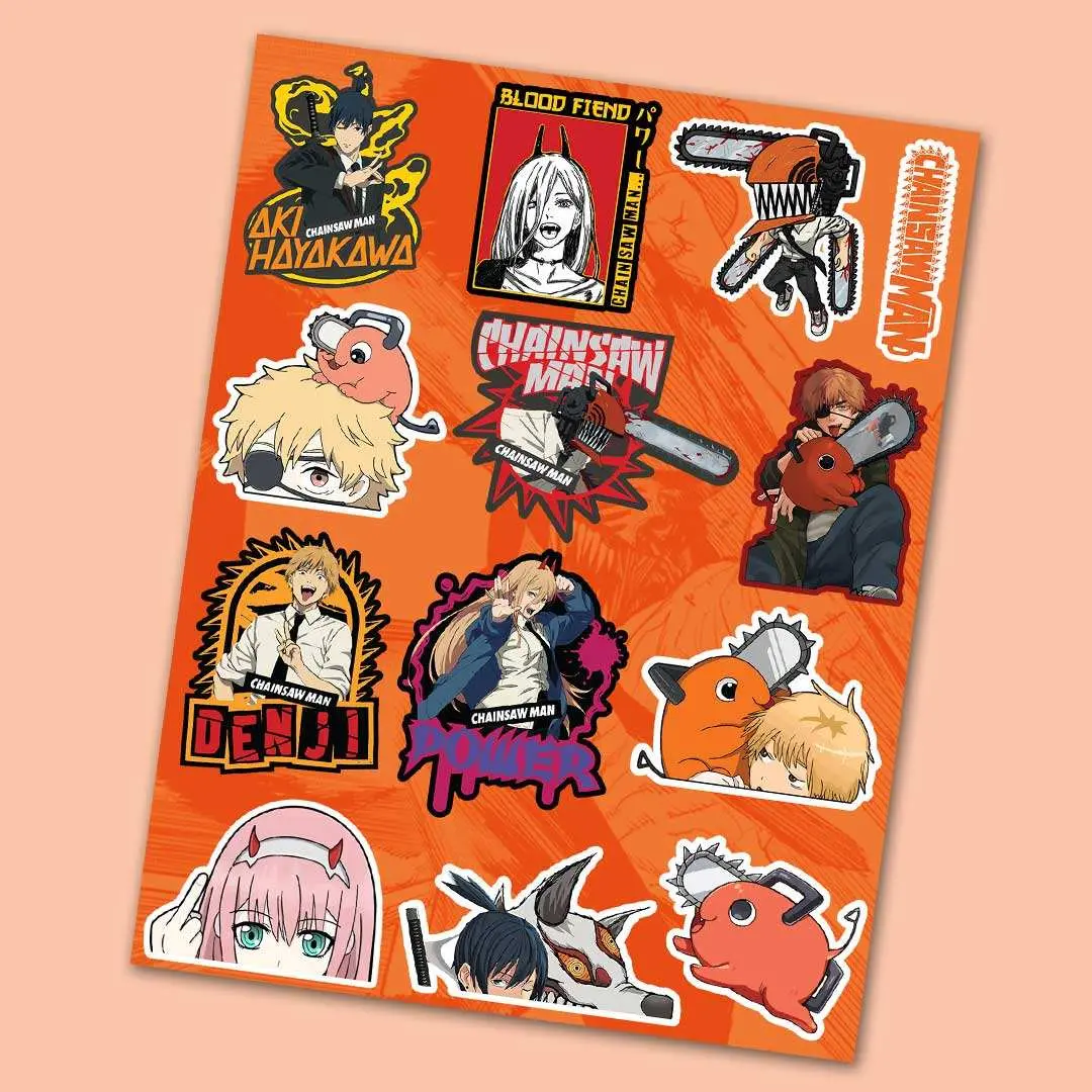 Chainsaw Man Mini Sticker Sheet 1