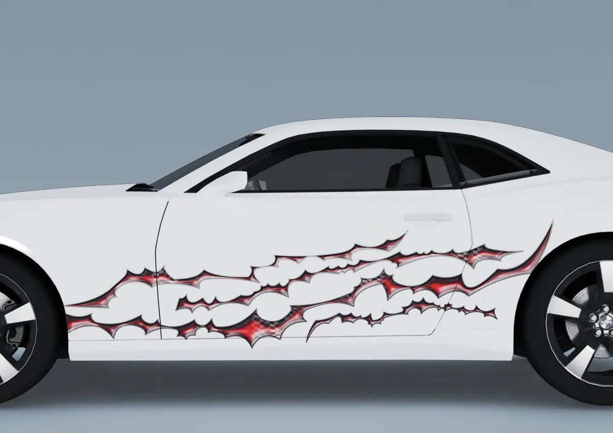 Chaos Racing Stripes Vinyl Decals For Cars & Trucks 1