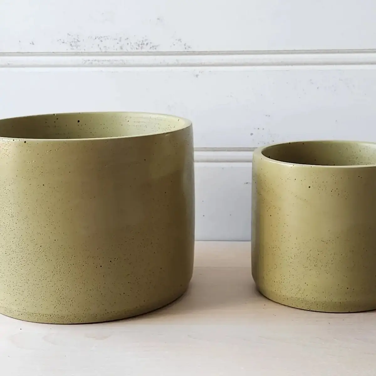 Cylinder Planter 5" Chartreuse 2