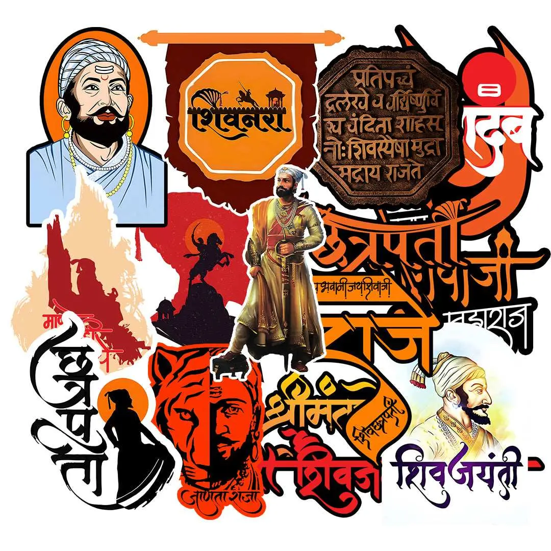 Chatrapati Shivaji Maharaj Stikers [15 Sticker] 1